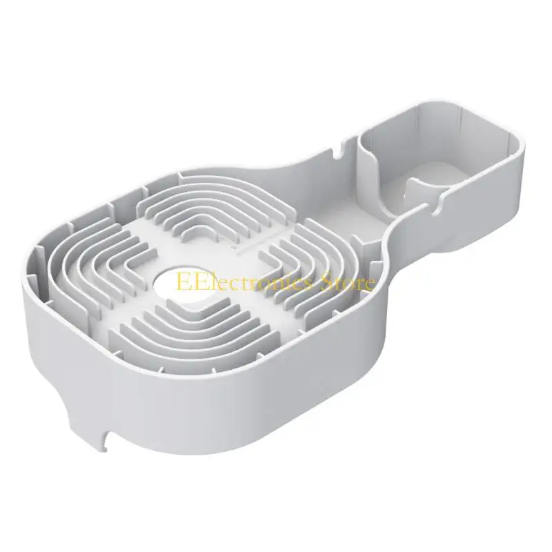 B03C ABS Routers Holder for Mesh WiFi, Open-Top Single-Layer Mount for No-Drill Wall Placement, Desktop Use, and Directed Cable