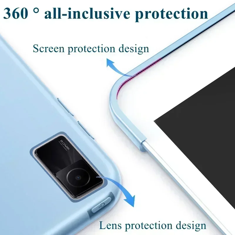 เคสอัจฉริยะสำหรับ Xiaomi redmi Pad 10.6 2022ฝาปิดแม่เหล็กใหม่ฝาปิดขาตั้งแท็บเล็ตเคสสำหรับ redmi Pad 10.61นิ้ว + ฟิล์ม + ปากกา