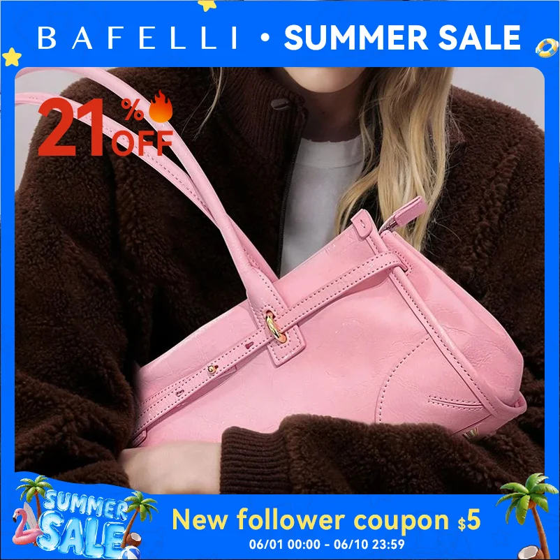 Pink Saffiano Leather Crossbody - 2026 Summer Tote with Chain Strap Faux Leather Satchel for Commuting & Travel