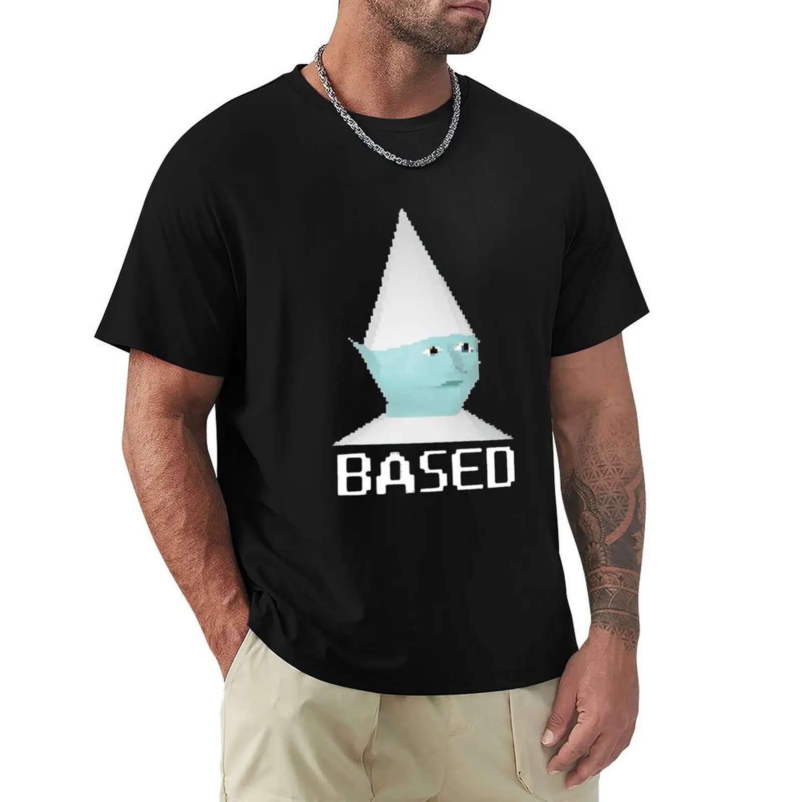 Gnome Based PewDiePie Lightweight T-Shirt Plus Size Workout Short Sleeve Top