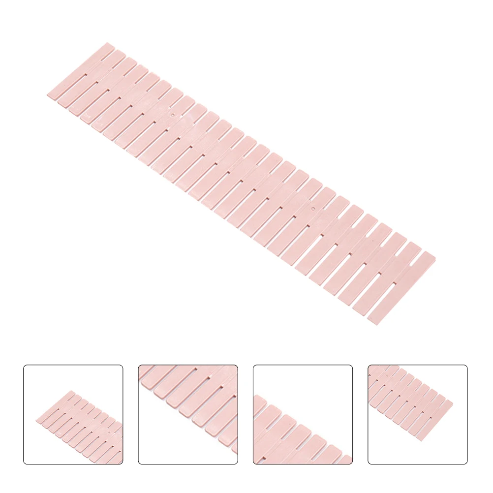 

Plastic Drawer Dividers 4 Sets Storage ganizer Socks Underwear Shelf Clapboard Classification Plate Baffle Adjustable Cut Safe