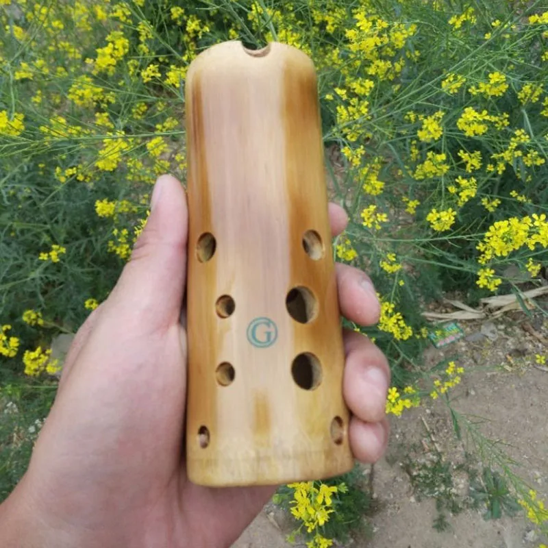 10 Hole Xun Beginner Professional Play Bamboo Ocarina Adult Folk Performance F/G/E Key Xun Traditional Nation Orff Instruments