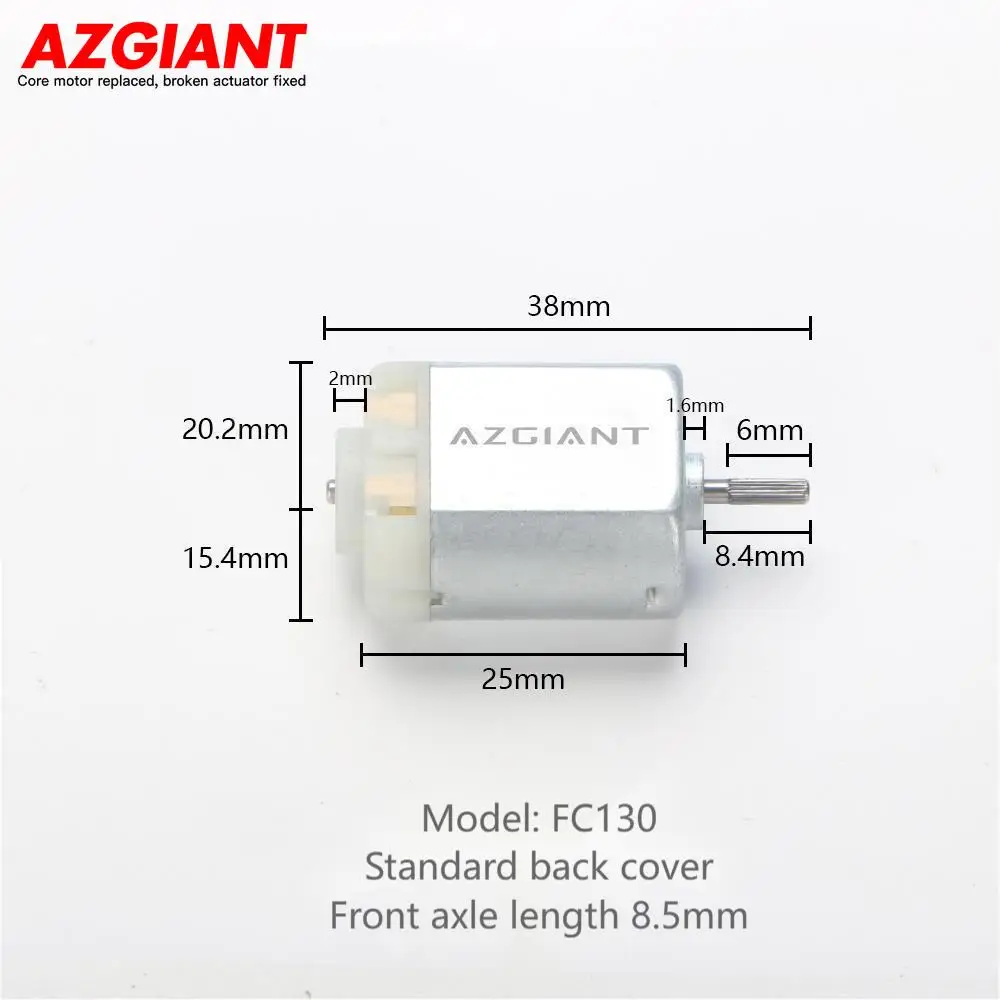 AZGIANT Lock Block Motor for Car Door Lock 12V DC Direct Current Motor FC130 FC280 High-Speed Motor DIY Universal Accessories