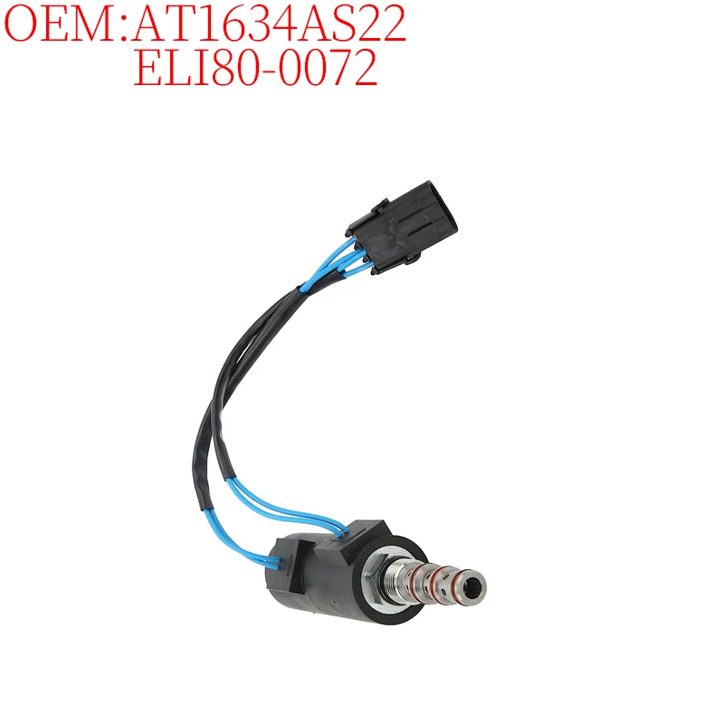 

Loader Accessories Construction Machinery Parts AT1634AS22 ELI80-0072 ELI800072 Solenoid Valve for John Deere 300D 310D 315D New
