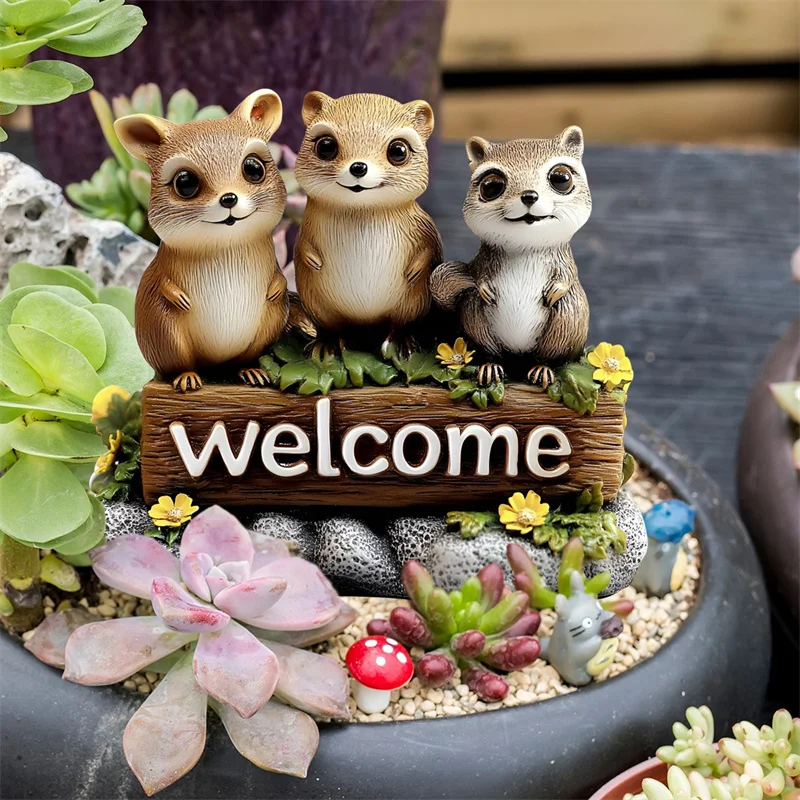 Garden Yard Planter Art Whimsical Bird/Snail Animal 2D PVC Stakes