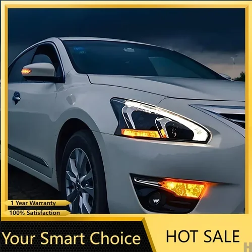 닛산 Teana Altima 2013-2015 용 업그레이드 된 자동 헤드 라이트 LED 자동차 전면 램프 어셈블리 프로젝터 렌즈 높은 구성 액세서리