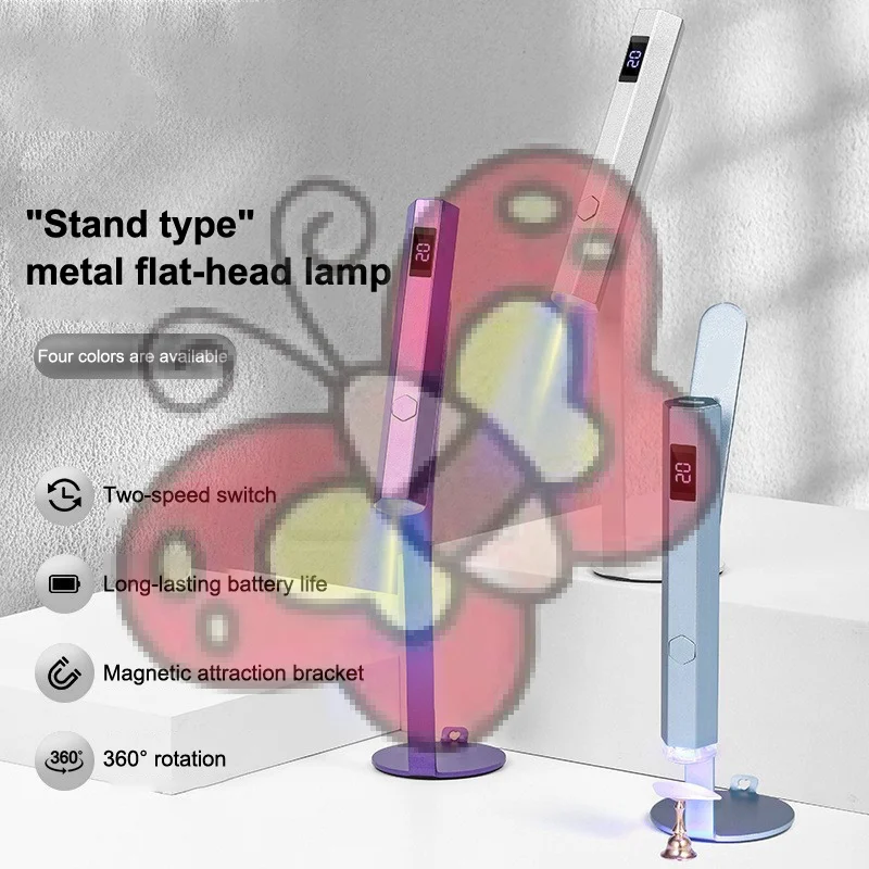 

Mini Handheld UV Led Lamp For Nails Portable Rechargeable Nail Dryer For Curing Gel Polish With Display Manicure Machine