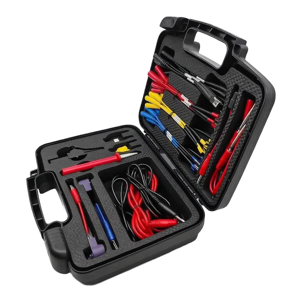 68PCS Automotive Test Probe Kit Compatible with All Multimeters and Oscilloscopes for Car Electrical Troubleshooting
