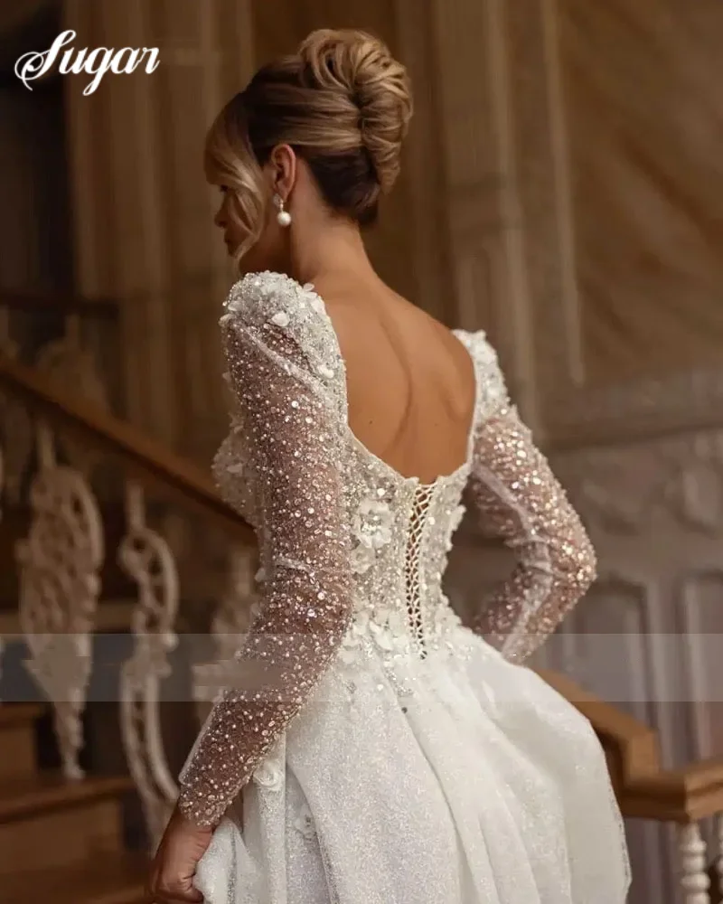Thumbnail 3 - #21 New Womens Long Sleeve Wedding Dress Arrivals