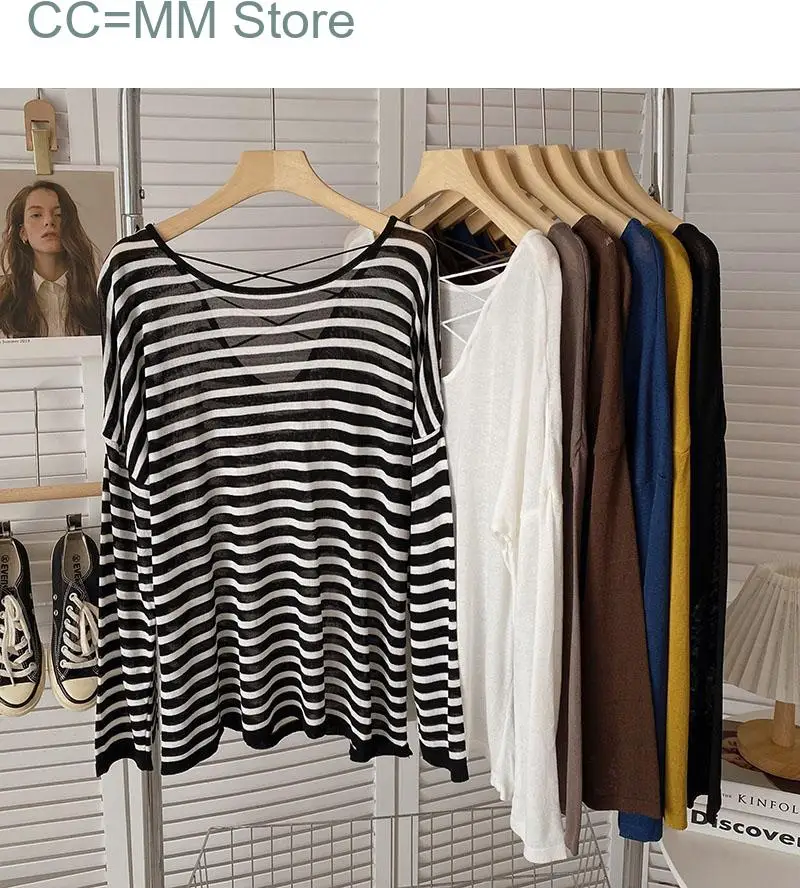 New Oversized T Shirt for Women Long Sleeve O Neck Korean Fashion Casual Top Ladies Basic Solid Elegant Tee Shirt