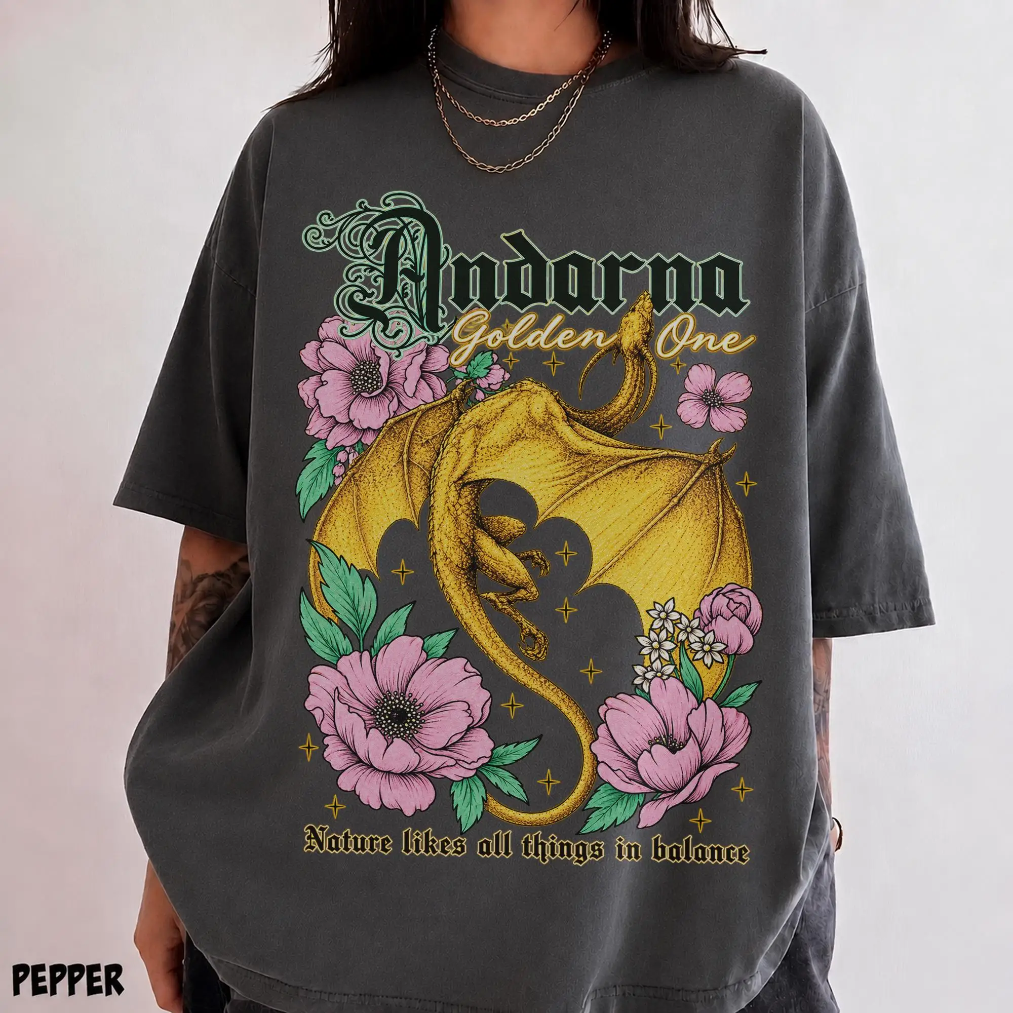 Ladies' Dragon Shirt, Fourth Wing T-shirt, Violet Sorrengail Shirt, Romantic Novel T-shirt Printed Pattern T-shirt