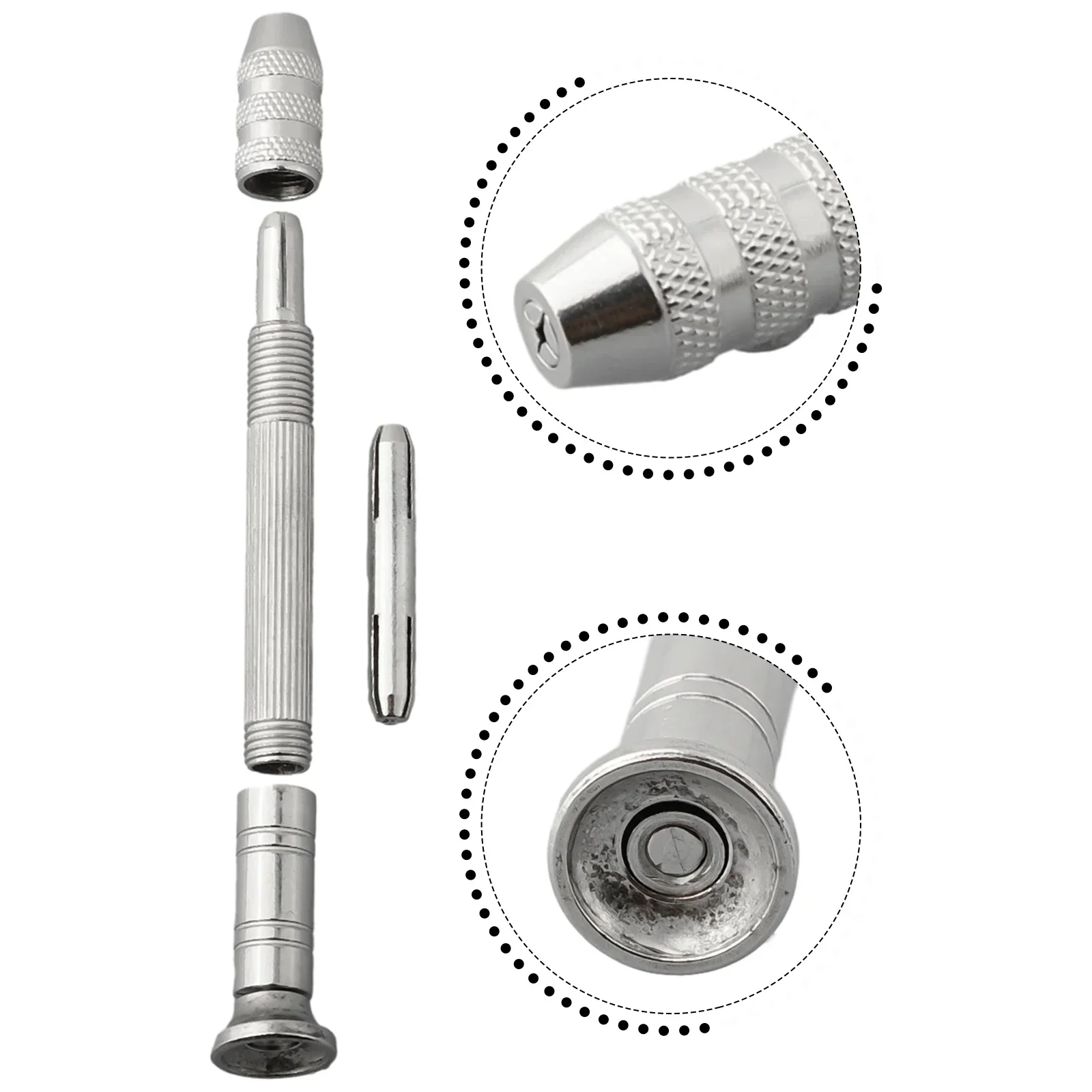 Imagem -05 - Broca Manual com Alça de 0.33.2 mm Suporte de Mandril para Madeira Plástico Borracha Modelos Hobby Perfuração Artesanato Joias Ferramentas Manuais Diy