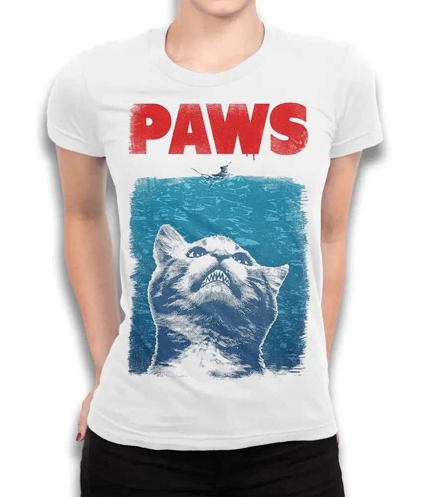 Cat Paws Jaws Funny T Shirt  Sizes dmm 030