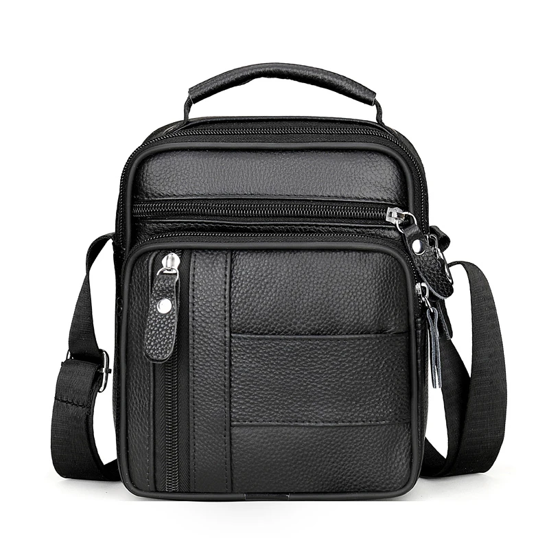 

Новая мужская сумка через плечо из натуральной кожи, деловая сумка-мессенджер из воловьей кожи, модная сумка для поездок на работу