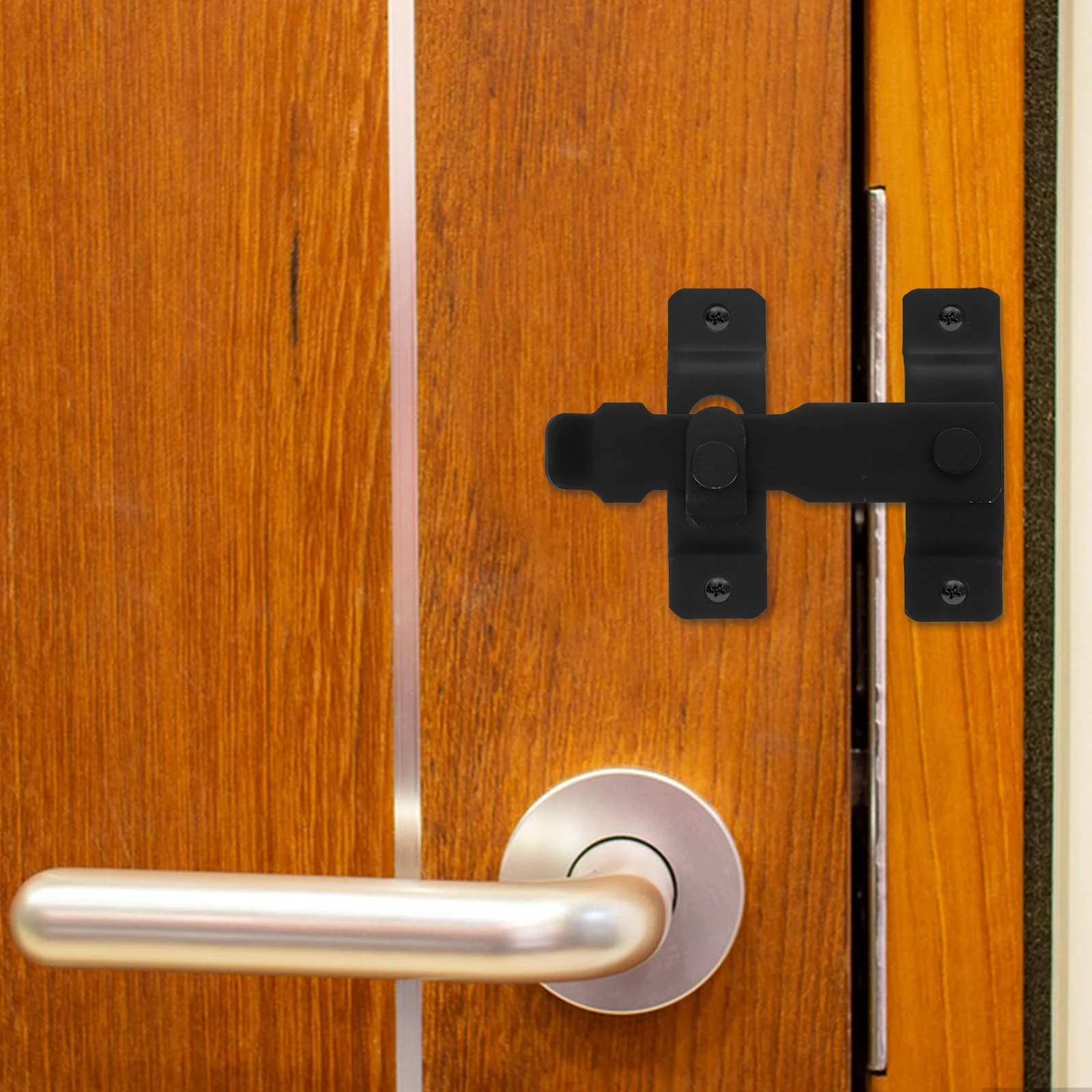 

Stainless Steel Door Latch Surface Mounted Wooden Fence Gate Barn Doors Bathroom Hooks Locks Catches Secure Durability