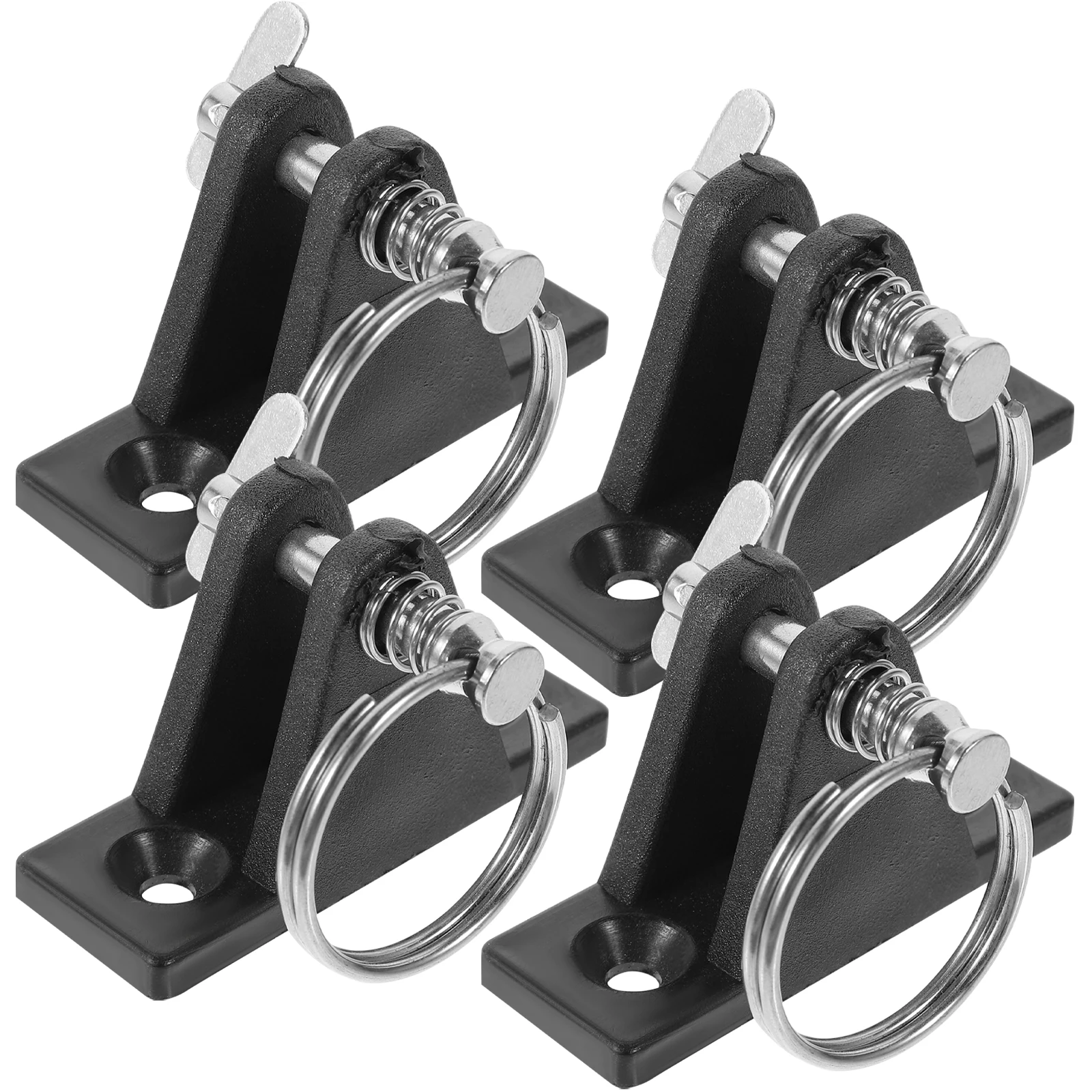 

4pcs Deck Hinges Bimini Tops Accessories Durable Nylon Bracket for Boat Marine Grade Awning Mount Hardware Set