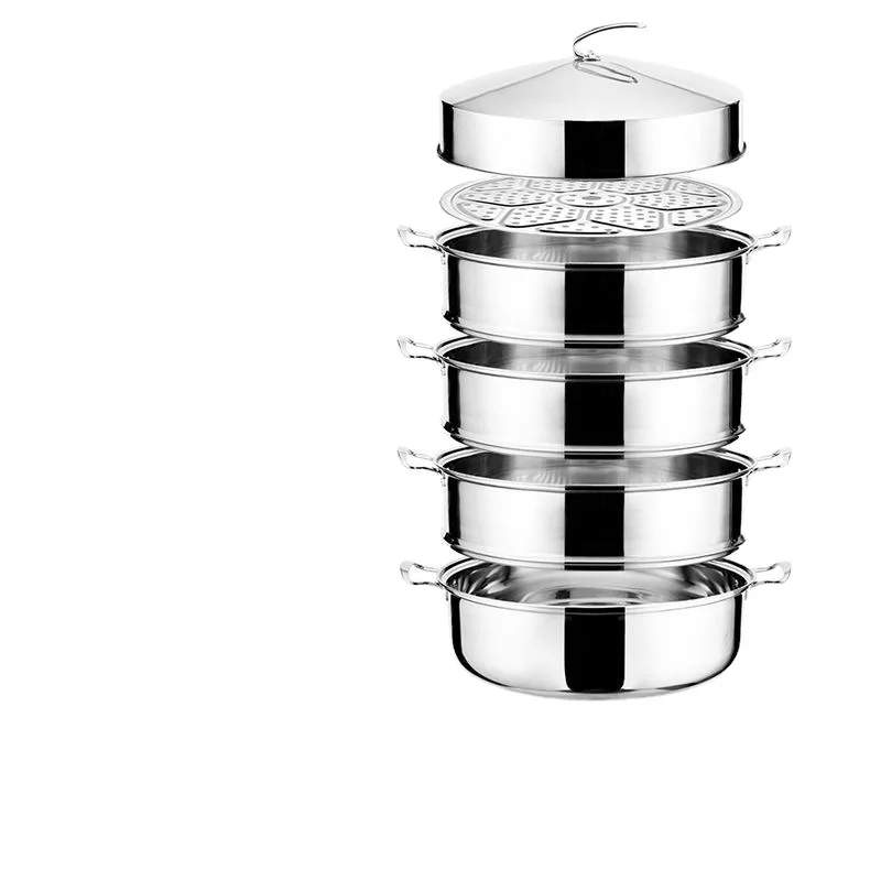 

Large steamer with pot thickened stainless steel steamer extra large drawer commercial hotel