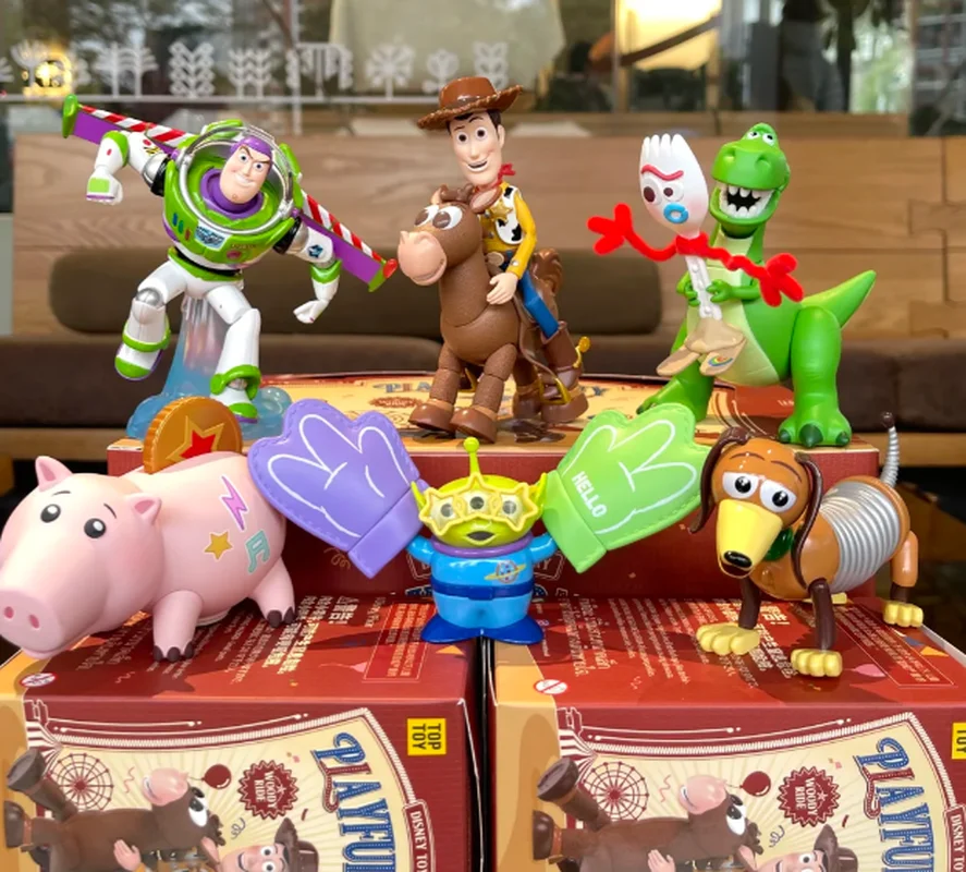 

Disney Toy Story, серия «Грайливые моменты», слепая коробка, экшн-фигурка, коллекционная игрушка, подарок для мальчиков и девочек