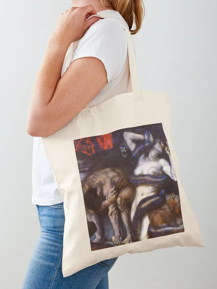 

Inferno - Franz von Stuck Tote Bag Handbags Women's bag shopping bag logo Women's shopper