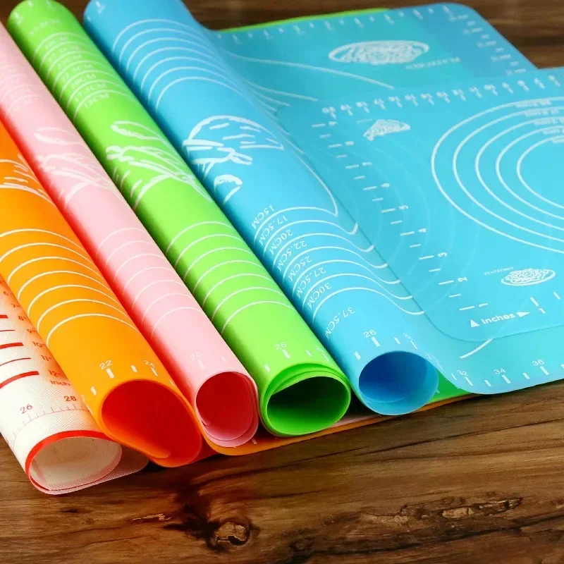 Silicone Non-Stick Rolling Mat Pastry Non-Slip Mat Kitchen Tools for Making Pastry Cakes silicone tool  cake board