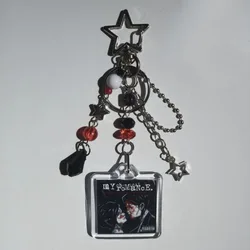 My Chemical Romance Keychain Bag Sweet Revenge Beads Charm Aesthetic