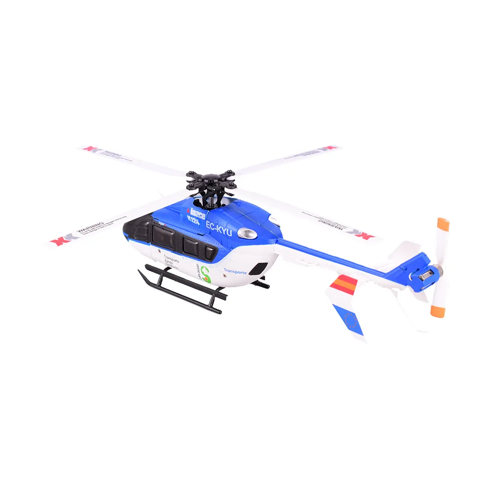 Wltoys XK EC145 K124 6CH 3D 6G System zdalnego sterowania Zabawka bezszczotkowy silnik RC Helikopter z nadajnikiem Kompatybilny FUTABA S-FHSS