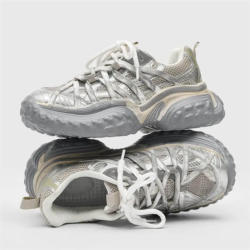 

Men's Shoes 2025 New Autumn Trendy Brand Torre Men's Thick Sole Increased Casual Flow Reflective Sports Running Trendy Shoes