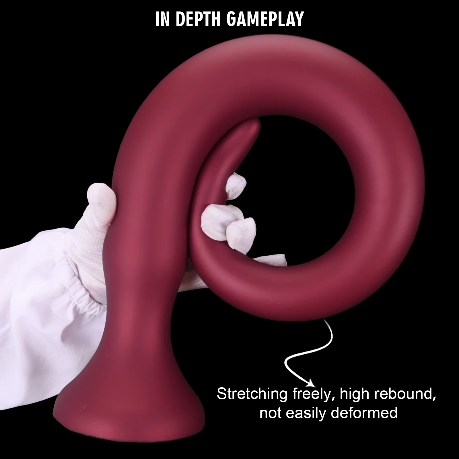 Plug anal super long en silicone avec ventouse, énorme dilatateur anal, godemichet anal, massage de la prostate, jouets pour adultes pour couples_voghion.com
