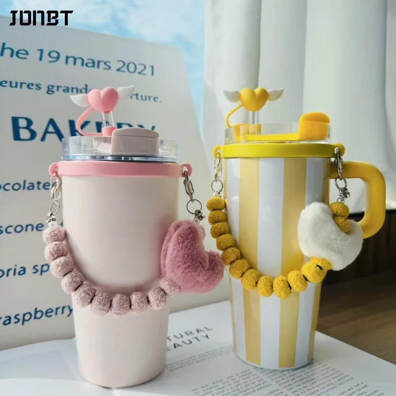 For Stanley Tumbler Strap Holder Plush Woven Hand-held Portable Lanyard Cup Sleeve Suitable 6-10cm Cup Mouth Thermo Accessories