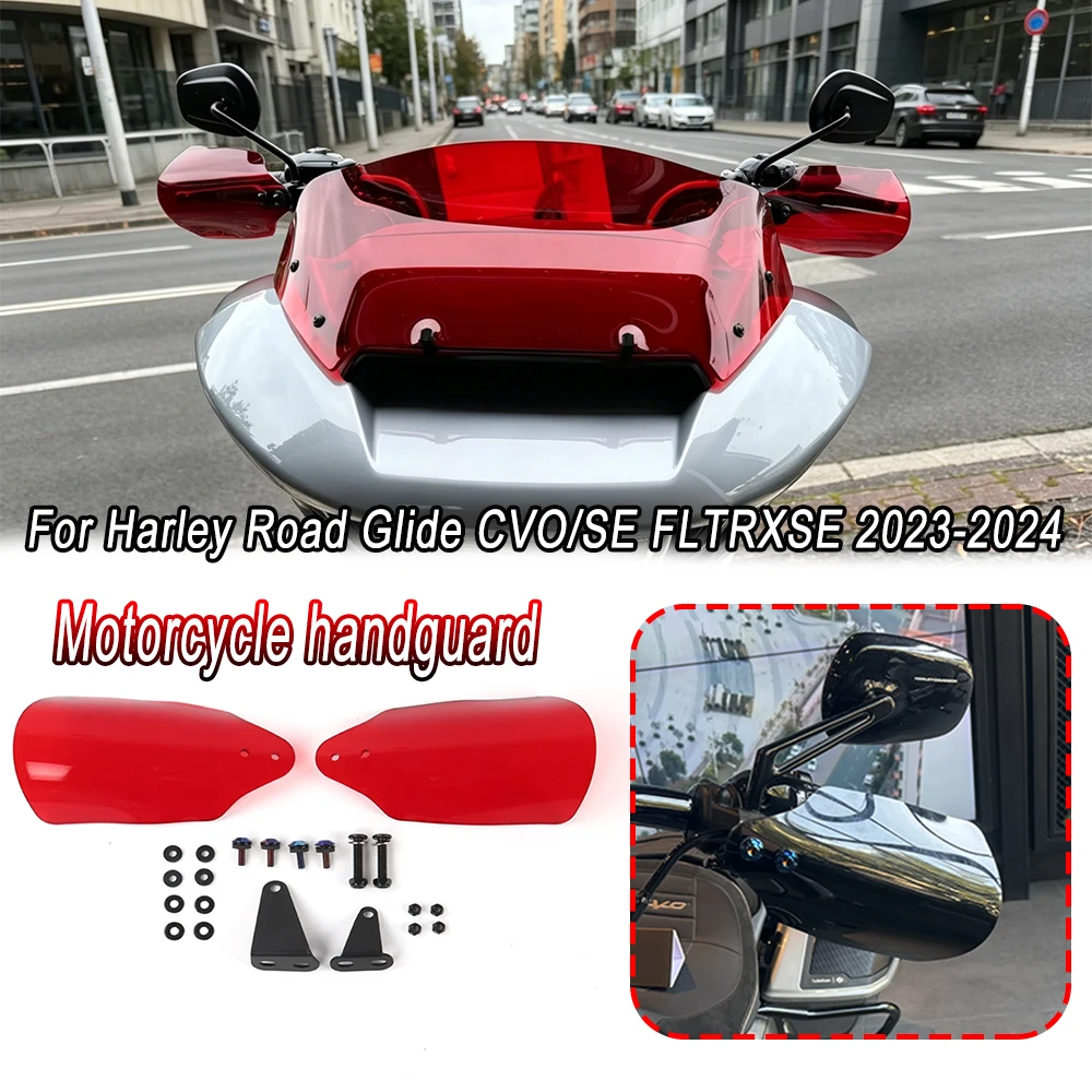 

For Harley Road Glide CVO/SE FLTRXSE 2023-2024 NEW Motorcycle handguard wind shutter Contains five colors Motorcycle accessories
