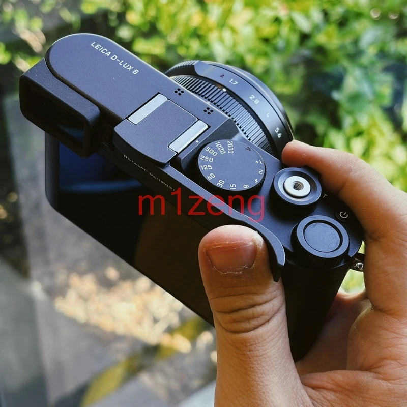 D-LUX8 mango de dedo metel pulgar hacia arriba zapato caliente agarre de mano soporte de zapata adaptador cubierta resto para cámara LEICA DLUX8