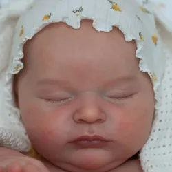 20inch UnPainted  Reborn Doll Kit Laura Sleeping Baby DIY Doll Parts