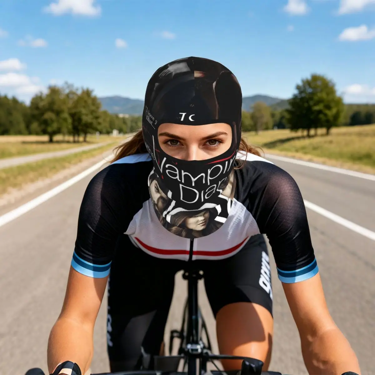 The Vampire Diaries Breathable Thin Balaclava Full Face Mask Sun Protection Neck Gaiter For Motorcycle Cycling Fishing Outdoor