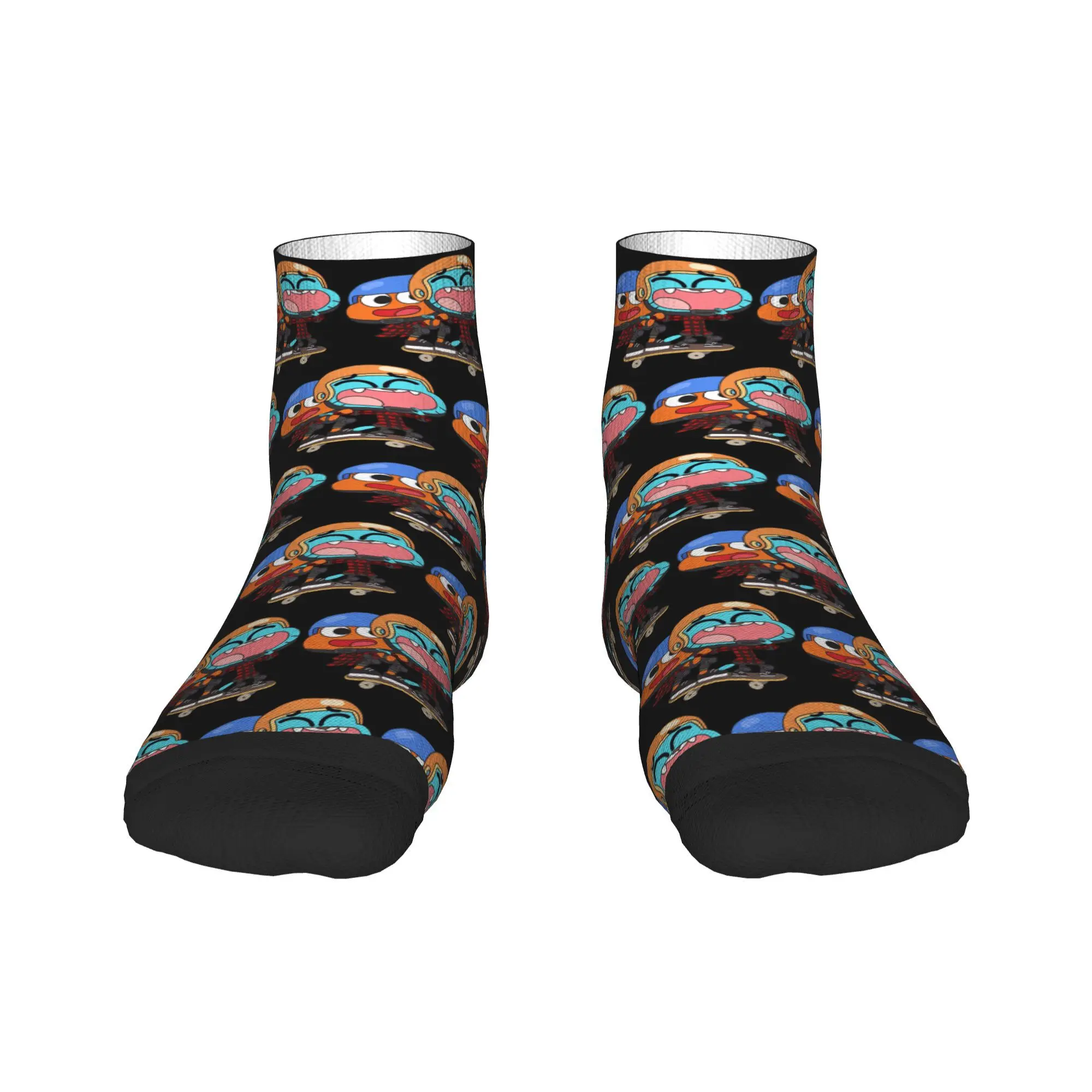 

Gumball Darwin Skate Socks Harajuku Sweat Absorbing Stockings All Season Socks Accessories for Man's Woman's Gifts