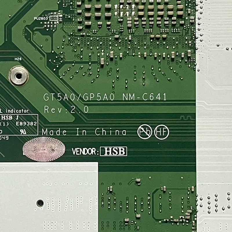 Mainboard For Lenovo ThinkPad P15V Gen 1 NM-C641 Laptop