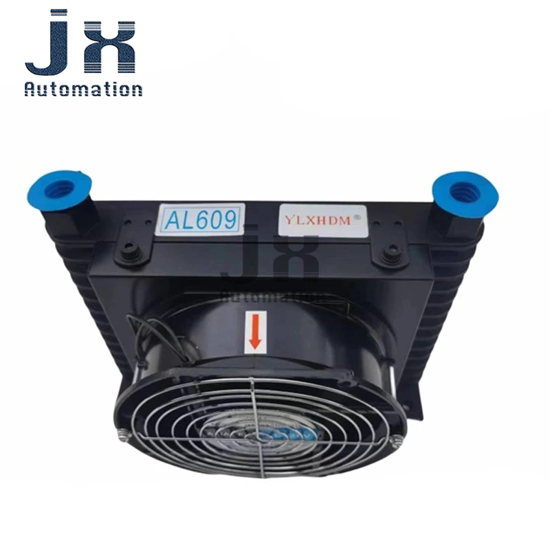 Radiatore raffreddato ad aria olio idraulico 12V/24V/220V/380V AL608 AL609 AL608TS AL609TS per sistema idraulico CNC