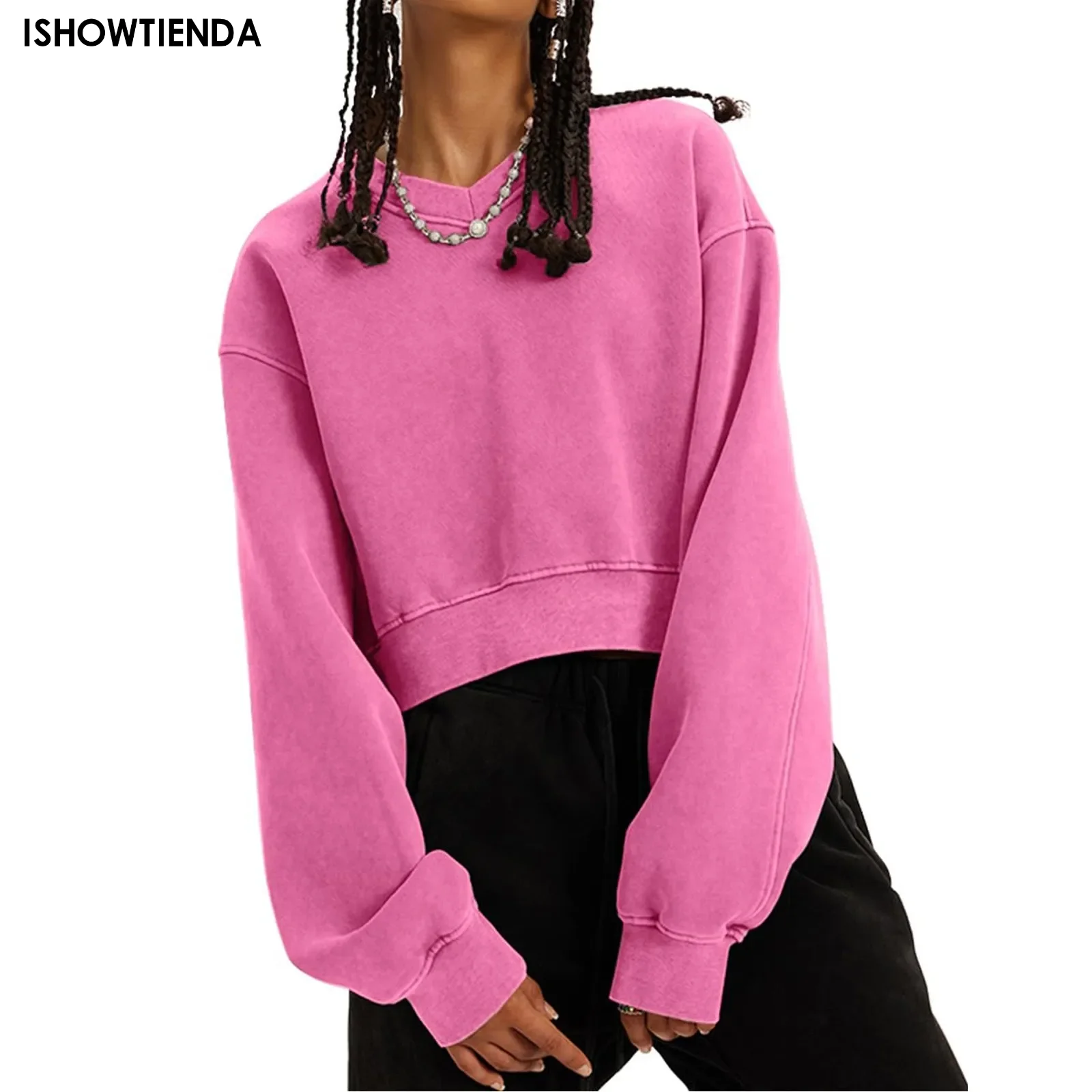 

Women Overzised Hoodie Stand Collar Casual Sweatshirts Long Sleeve Hip Hop Loose Fit Autumn Jacket Coats Pullover Fall Clothes