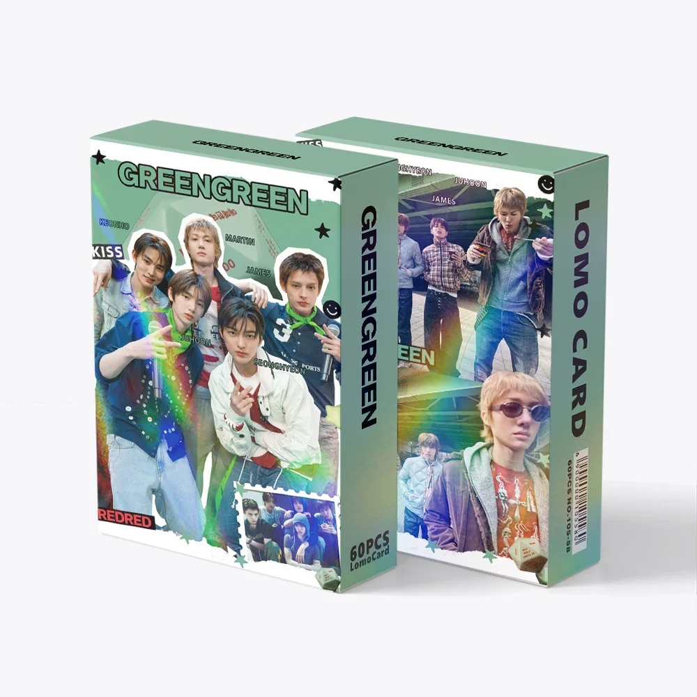 

60pcs CORTIS GREENGREEN lomo Star Photocards Photo Lomo Cards Fans Collection Printed Cards