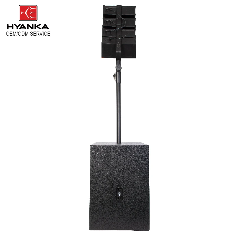 15 Inch Linear Array Speakers 4ohms Professional Line Array Speaker Class D 2*300W Stage 15 Inch Line Array