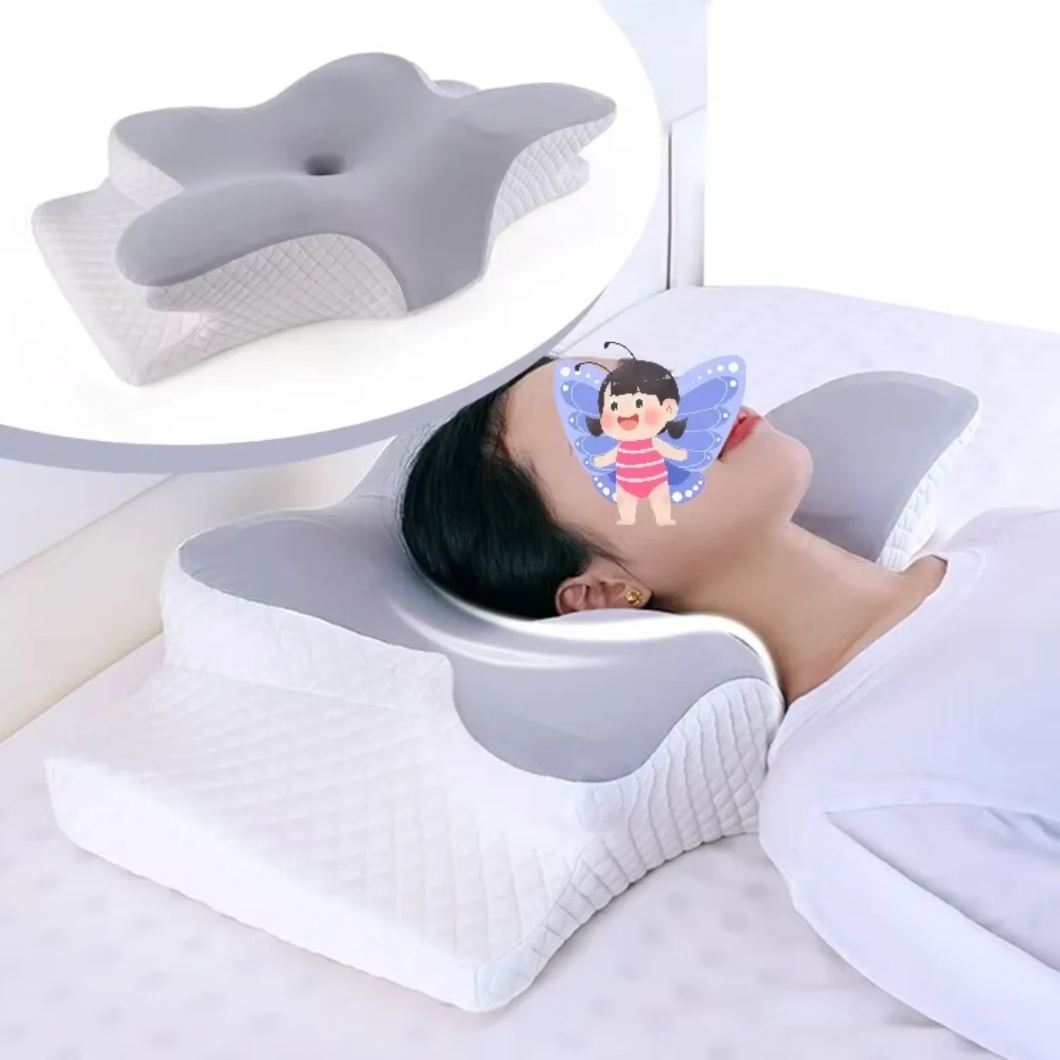 Memory Foam Pillows  Shape Relaxing Cervical Slow Rebound Neck Pillow Pain Relief Sleeping Orthopedic Pillow Beding