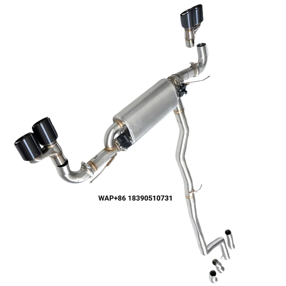 Sports Car Sound Muffler with Electronic Valve for  640GT G32 3.0T B58 2018-2023 Stainless Steel cat Back Exhaust Pipe