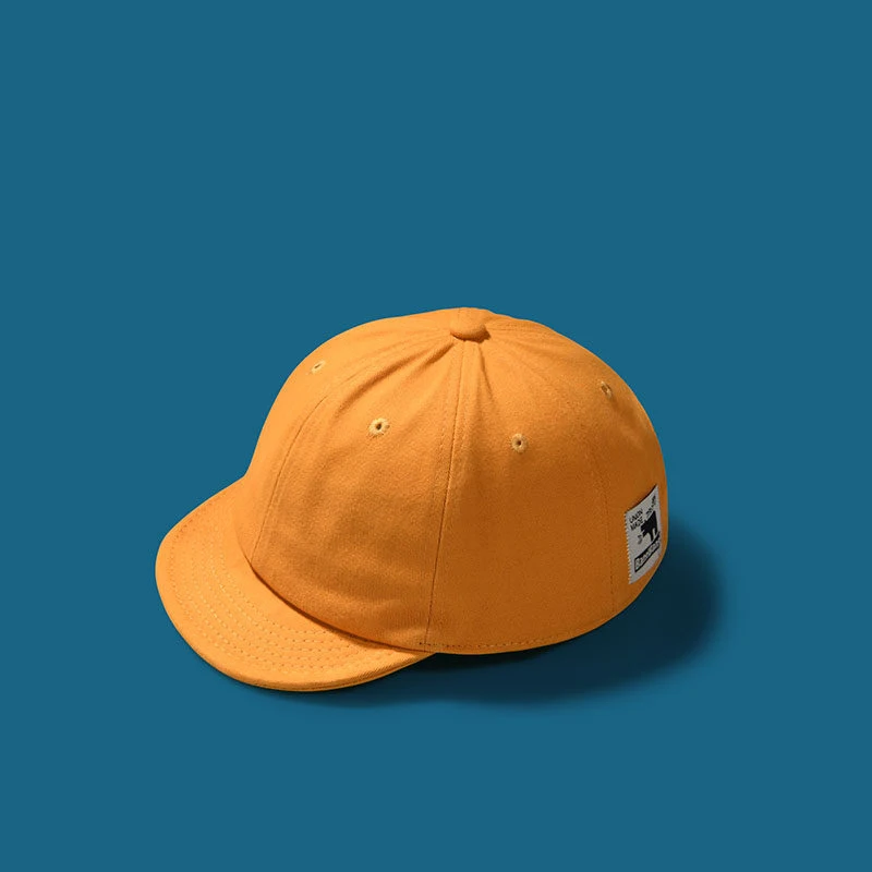 Japanese-style short-brimmed baseball caps for men and women, equestrian caps for sports, running, art, students, duck tongues,