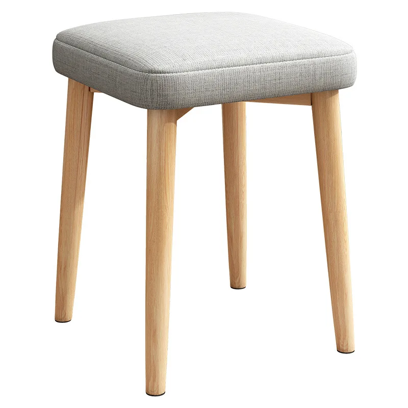 Small Household Low Stool, Stackable Chair, Makeup Stool, Chairs for Bedroom