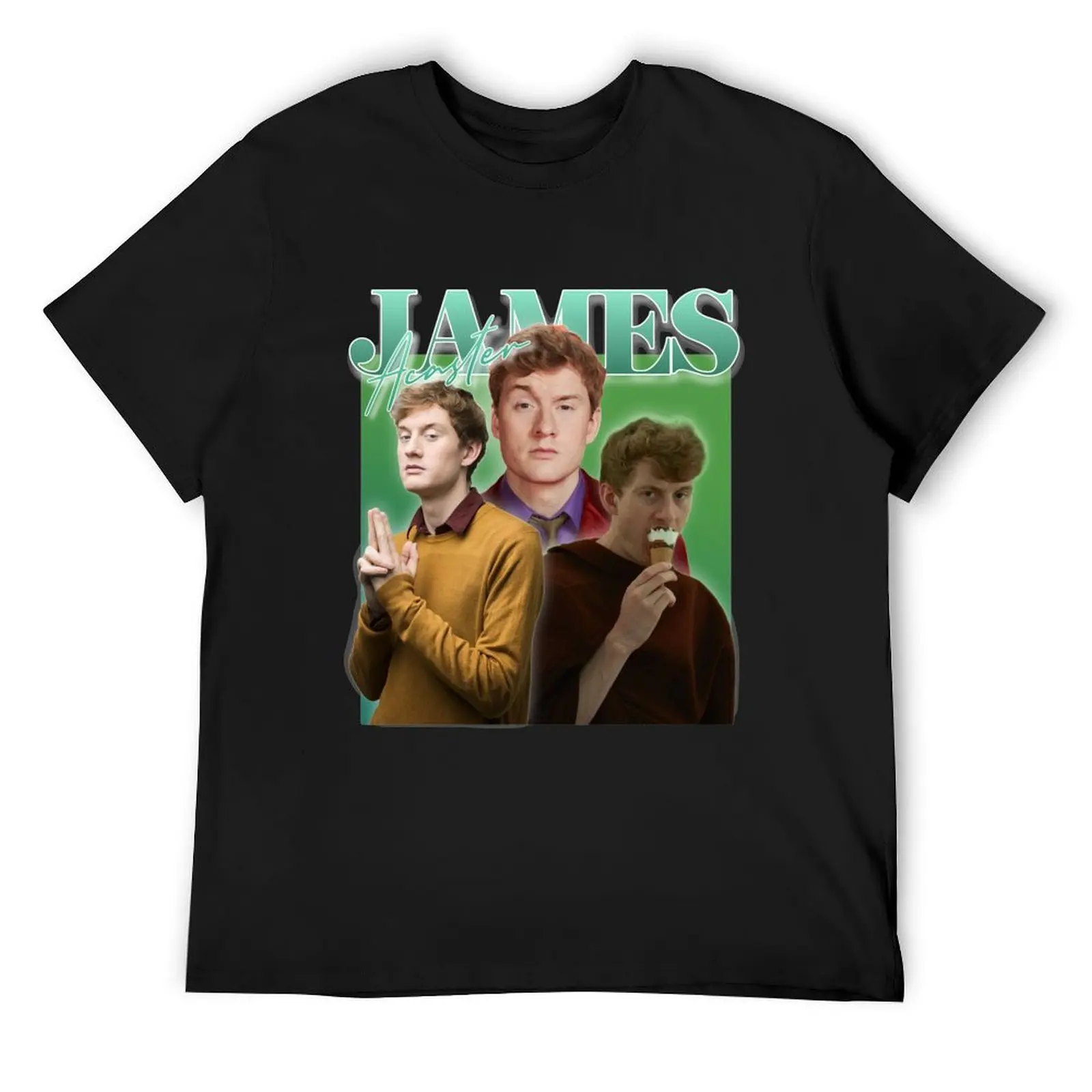 James Acaster T-Shirt vintage anime shirt korean fashion hippie clothes T-shirt men