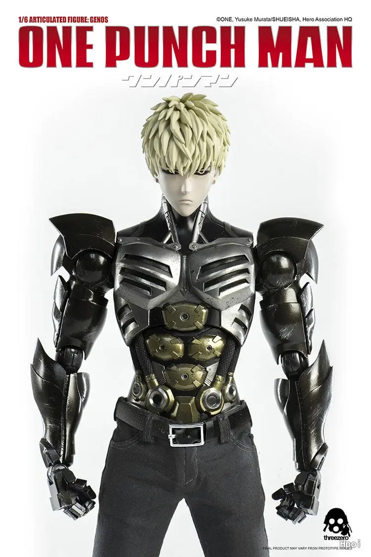 Original 3A Threezero 1/6 ONE PUNCH-MAN（Season 1） Genos 1.0 Action Figure Model Deluxe Version 30cm