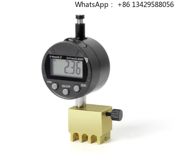 Precision String Action Gauge with Digital Dial Indicator for Acoustic/Electric Guitar, Luthier Repair & Setup Tool