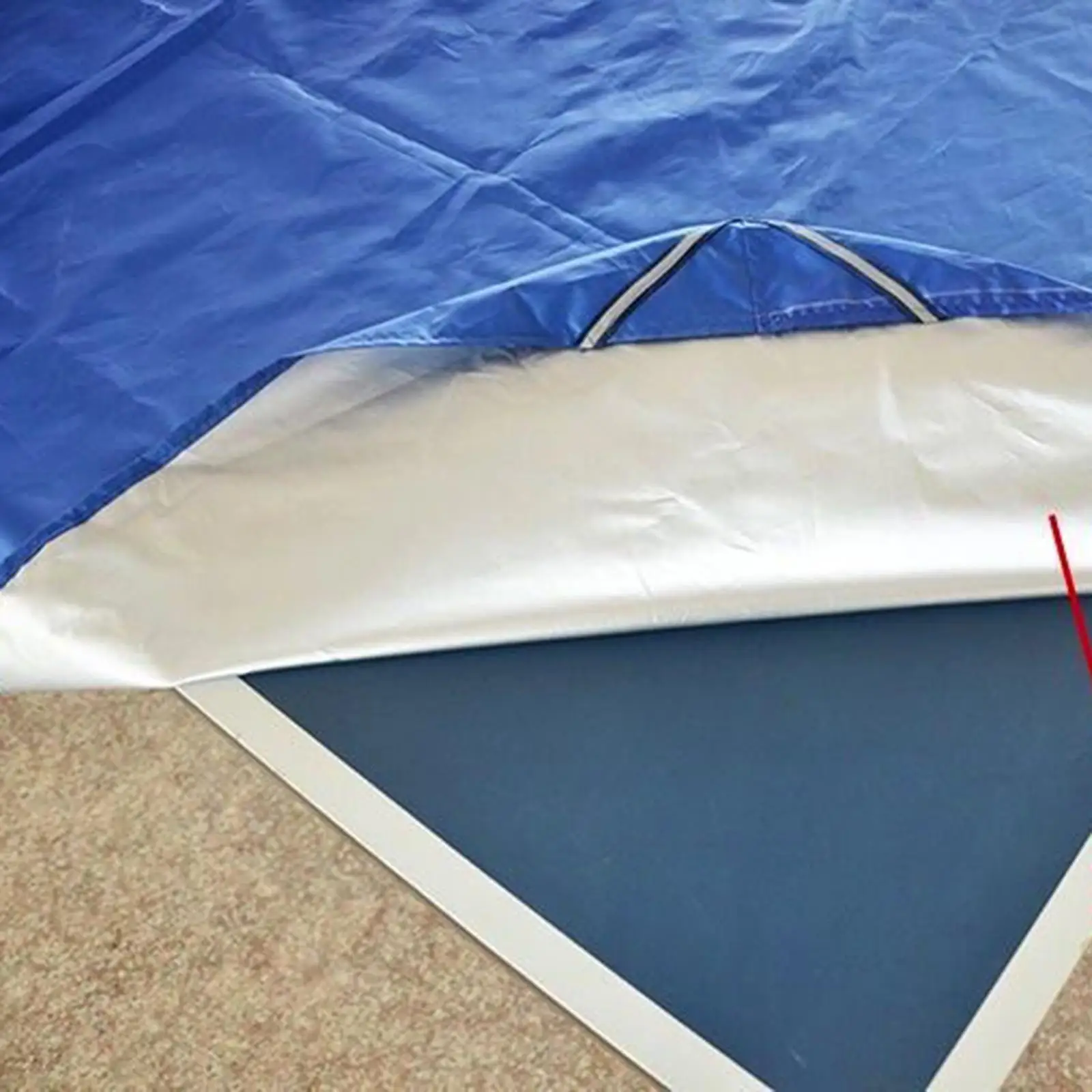 

Protective Ping Pong Desk Cover with Fixed Rope Buckle Design Weatherproof Table Tennis Cloth for Outdoor Play