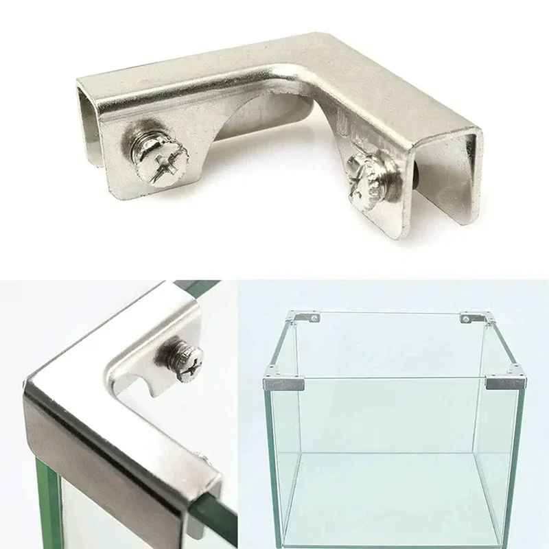 

2/4 шт. L-образные зажимы для стекла, 2-сторонние соединители для стекла 5-8 мм, фурнитура для мебели, аксессуары для стекла