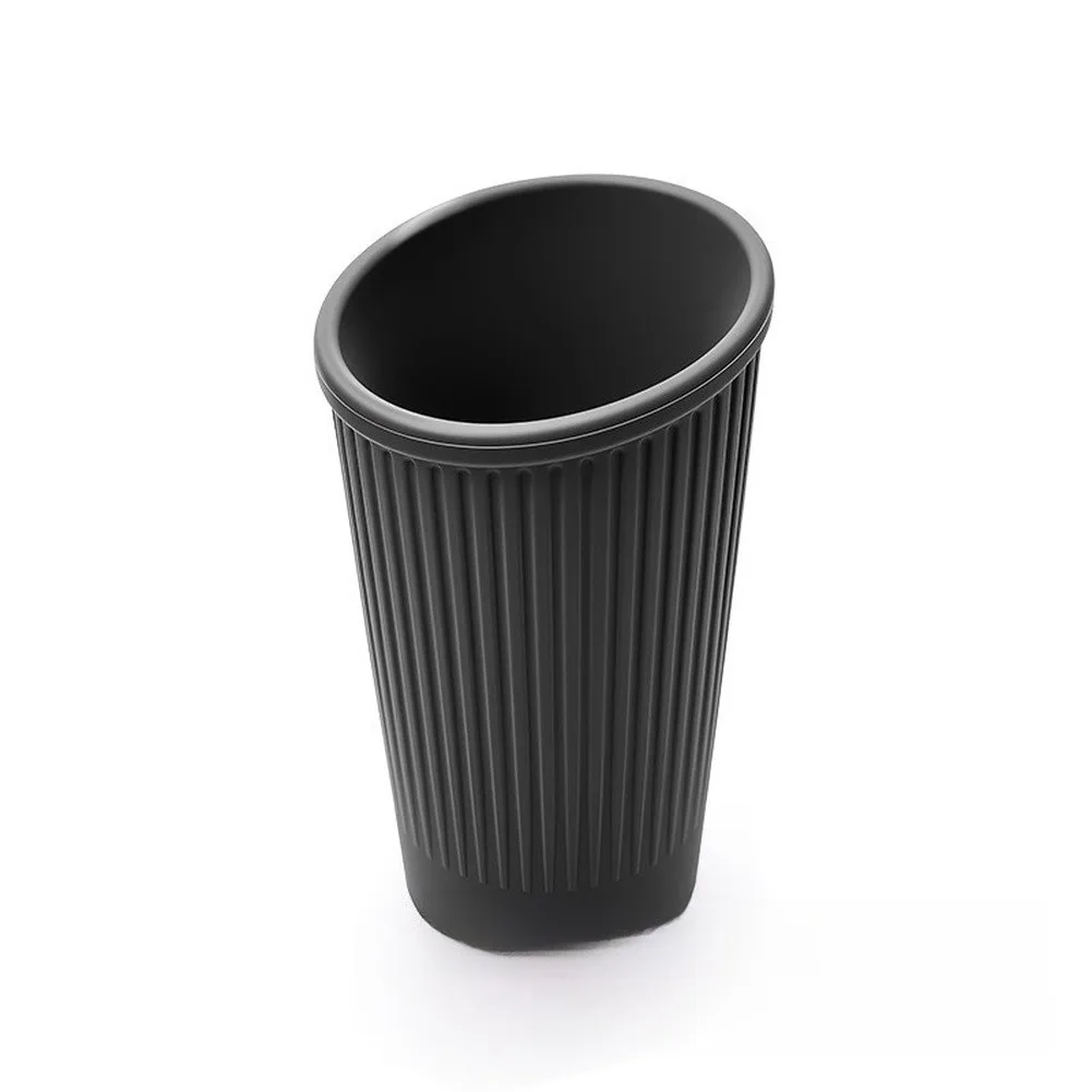Waterproof Trash Bin Car Trash Can Soft Silicone Material Flexible Structure Easy To Clean Compact Design Space Saving
