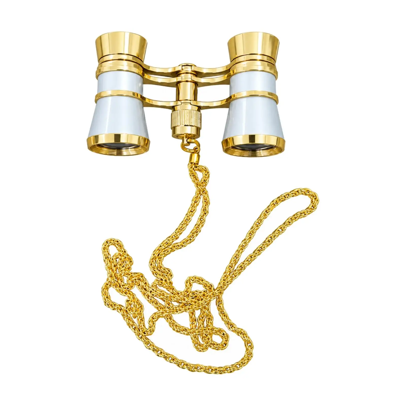 Classic Opera Theater Binoculars 3x25 Compact Viewer with Gold Trim for Live Performances Concerts and Plays